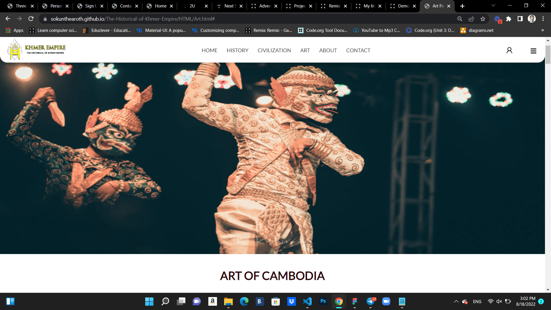 Historical of Khmer Empire